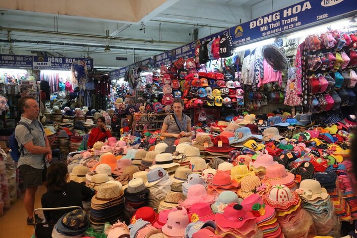 Clothing and Accessories in Dong Xuan market